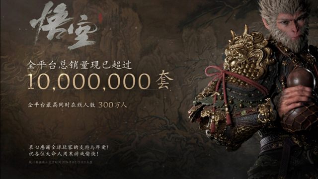 恭喜黑神话破千万，看看发售前大家都预测多少呢？