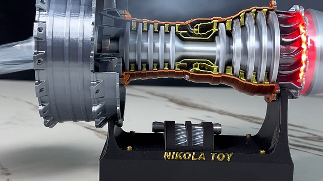 升级款礼盒装涡扇模型