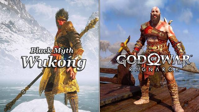 悟空VS战神：细节、物理对比