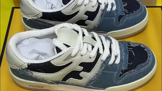 成年男性的休闲板鞋 芬迪实物开箱讲解分享