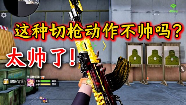 这种切枪动作不帅吗？策划赶紧出英雄级！