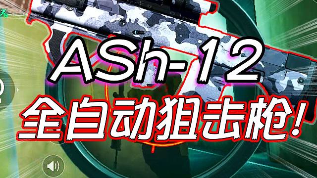 三角洲行动：ASh-12全自动的狙击枪！