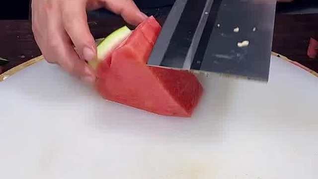 花样切西瓜