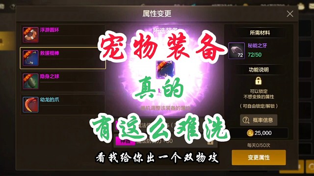 宠物装备到底有多难洗