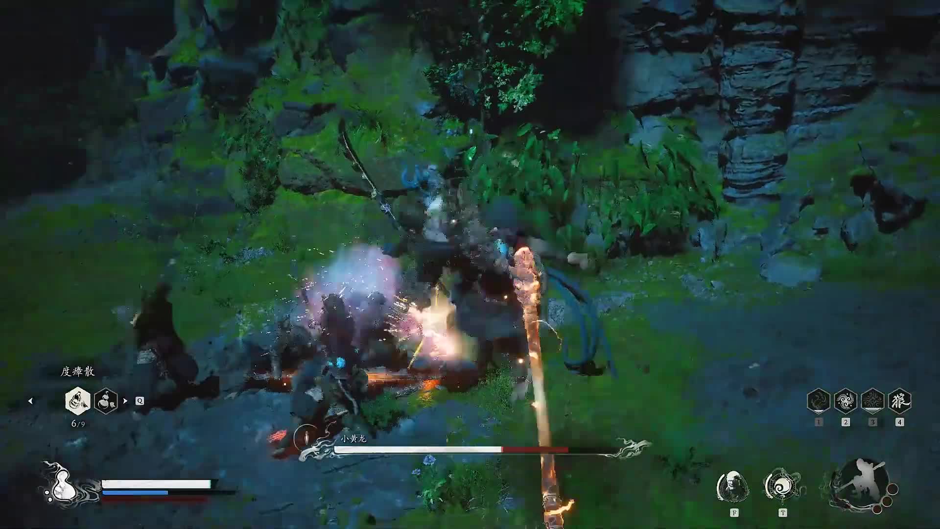 黑神话悟空小黄龙怎么打？试试这个操作，真的不要太简单