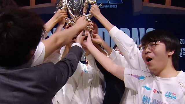 恭喜BLG夺冠！