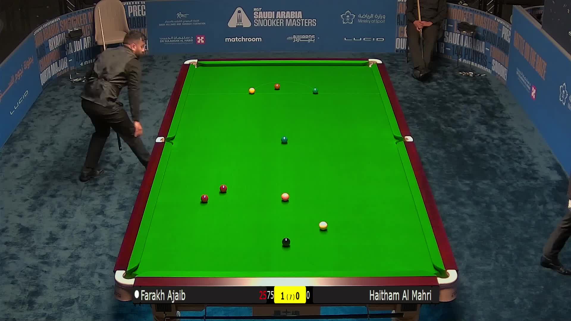 菲拉克·阿贾博VS海瑟姆·马赫里 2024沙特大师赛 清流