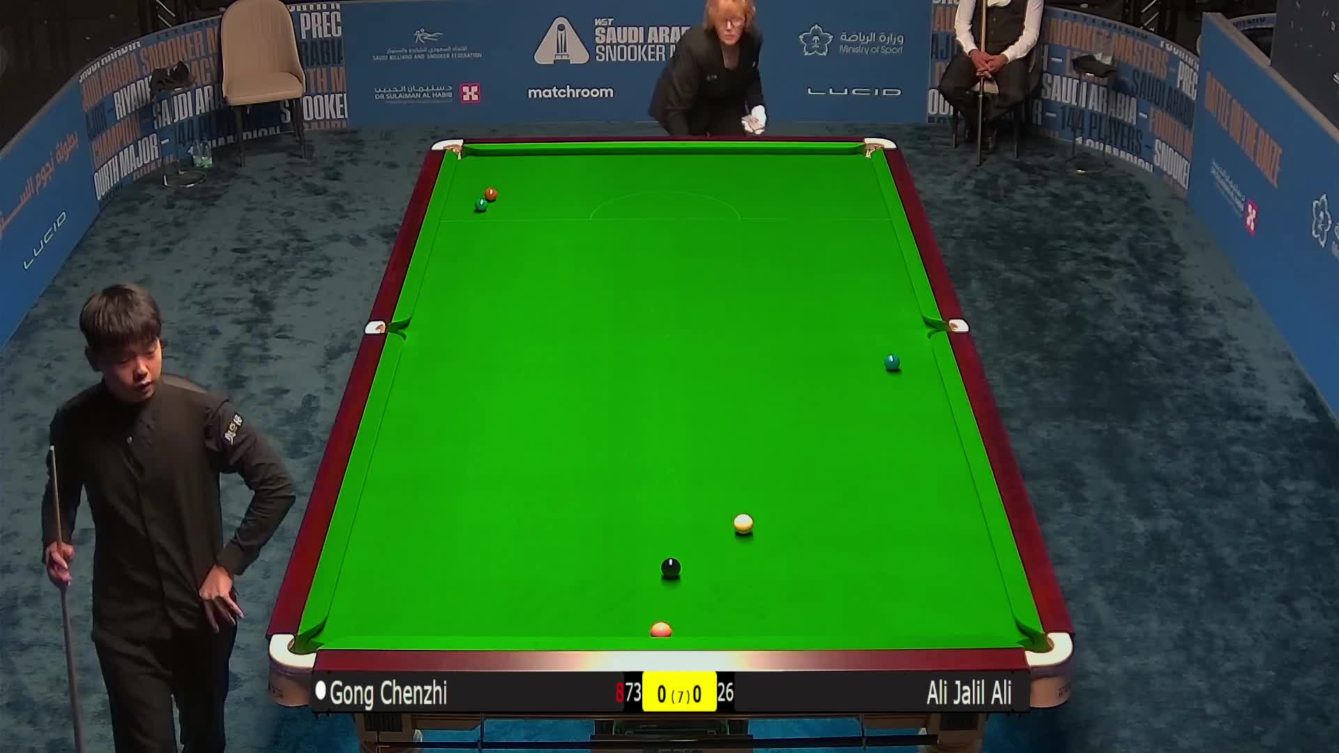 巩晨智VS阿里·贾里勒·阿里2024沙特大师赛 清流