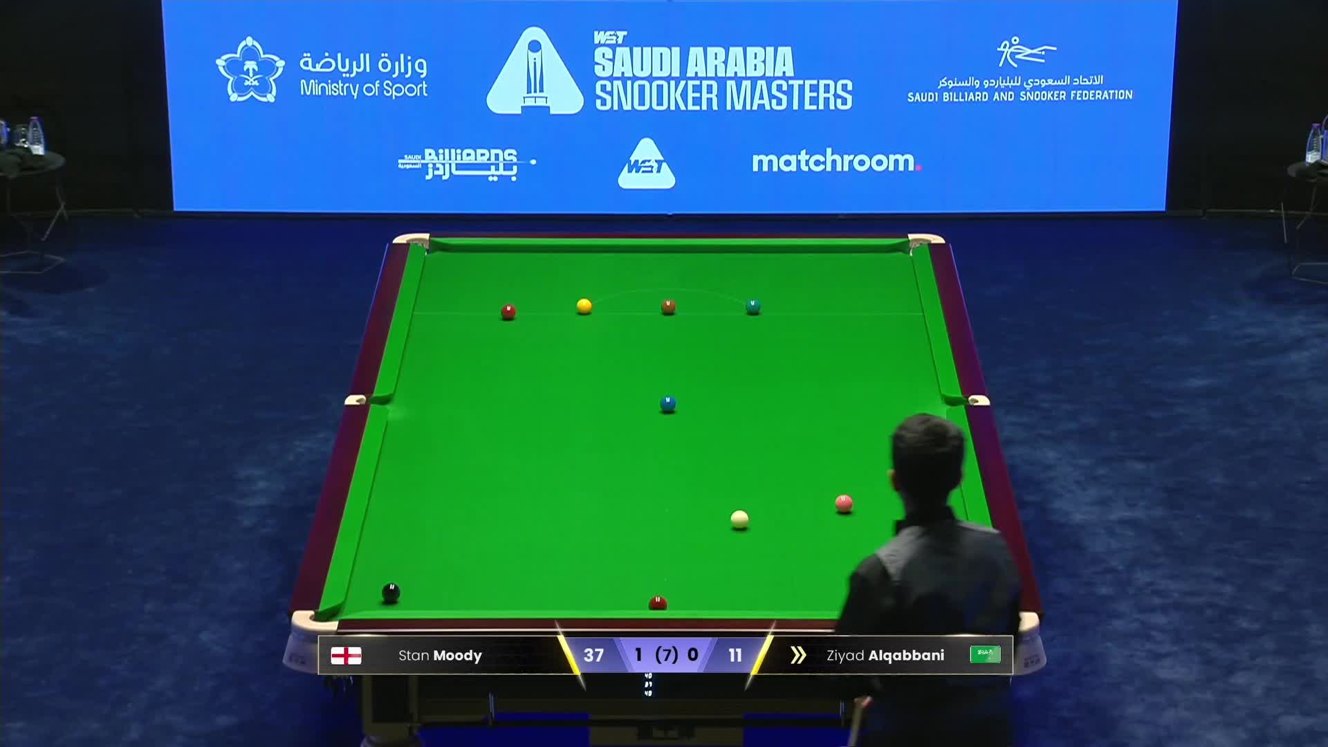 斯坦·穆迪VS齐亚德·阿尔卡巴尼 2024沙特大师赛 清流