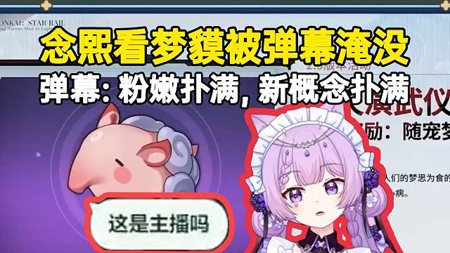 念熙看新宠物梦貘被弹幕淹没：这是主包吗？粉嫩扑满，新概念扑满！