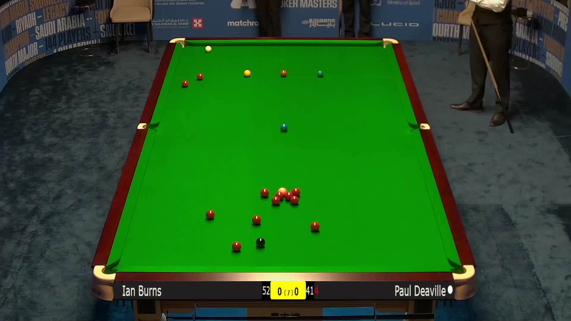 伊恩·伯恩斯  VS  保罗·迪维尔 2024沙特大师赛 清流