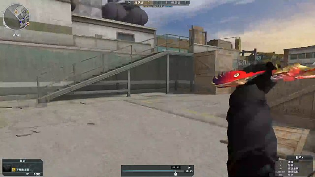 虽然反应慢，但哥们甩的准啊