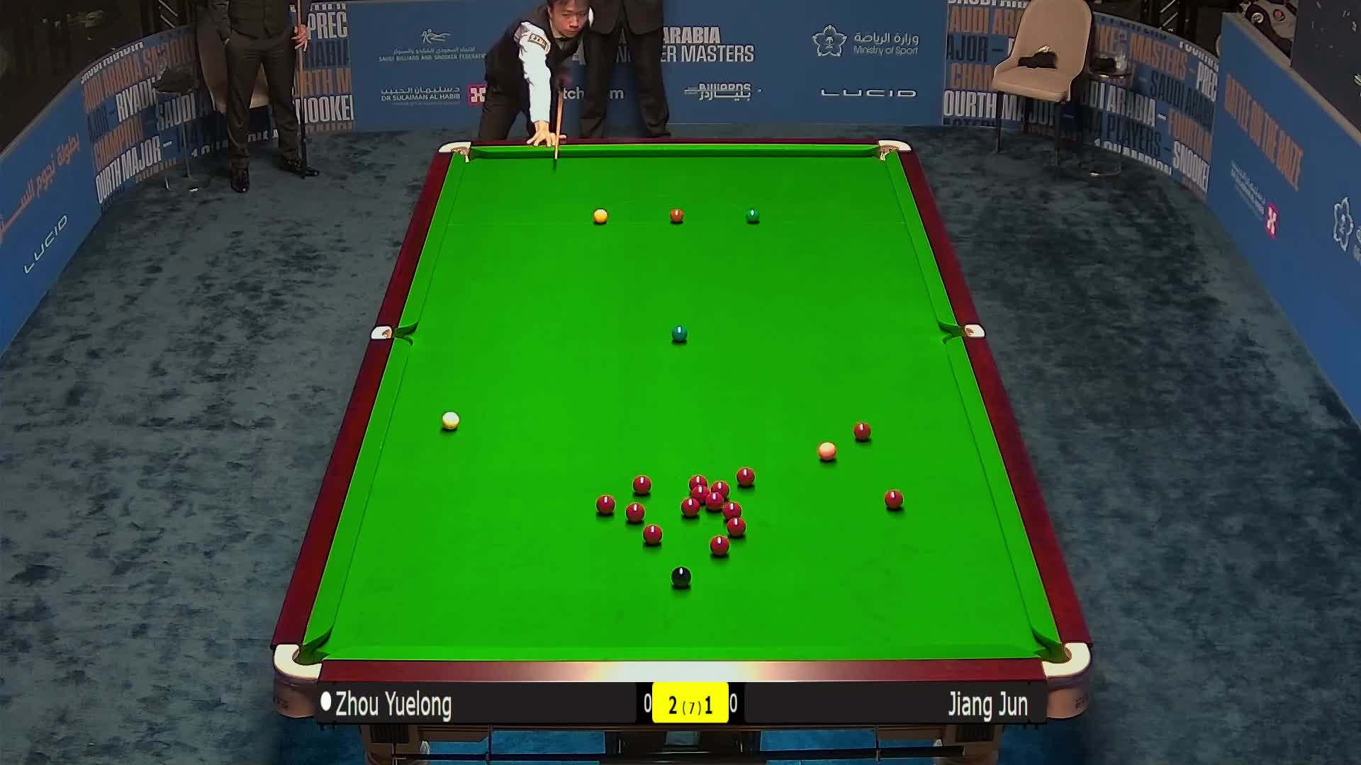 周跃龙  VS  江俊 2024沙特大师赛 清流