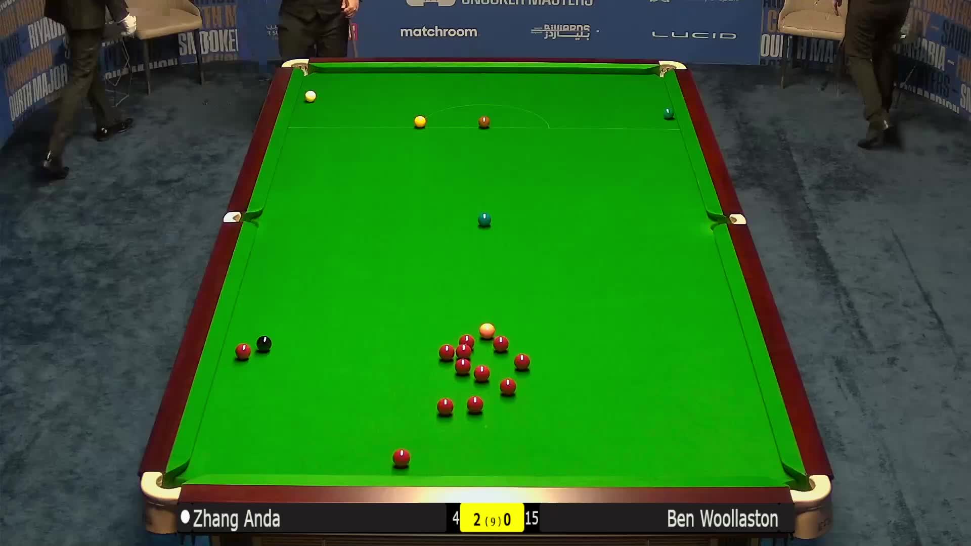 张安达VS本·沃拉斯顿 2024沙特大师赛 清流