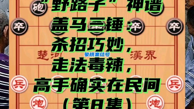“野路子”神谱盖马三锤：杀招巧妙走法毒辣，高手确实在民间（8）