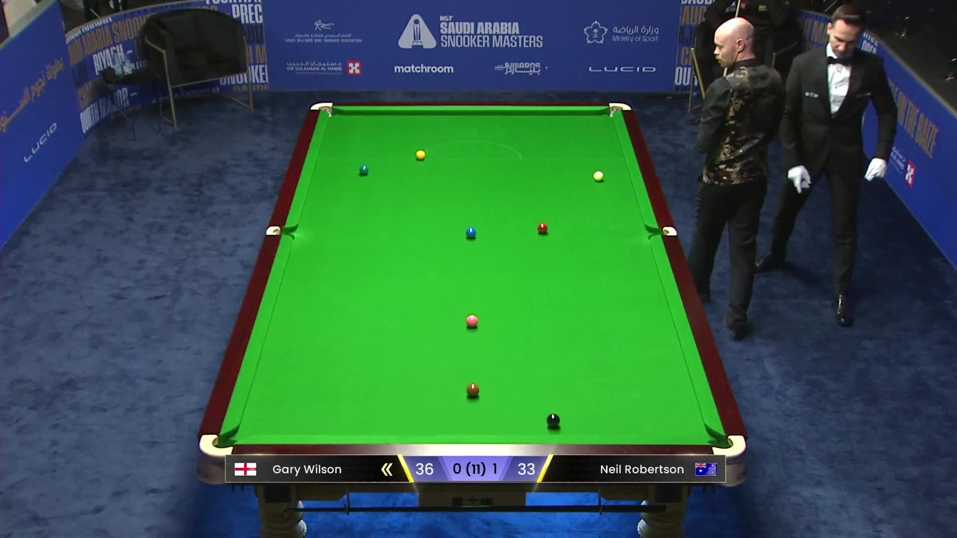 加里·威尔逊VS尼尔·罗伯逊 2024沙特大师赛 清流