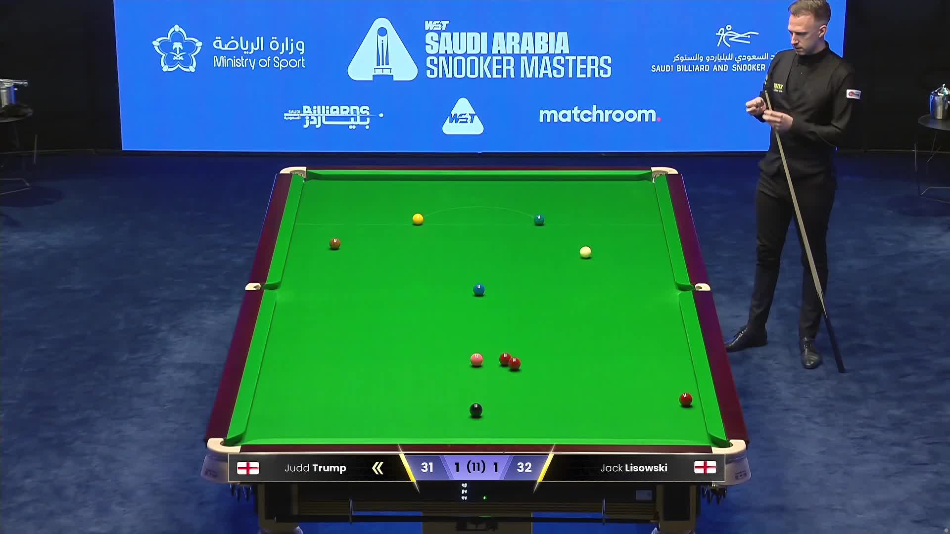 贾德·特鲁姆普VS杰克·利索夫斯基 2024沙特大师赛 清流