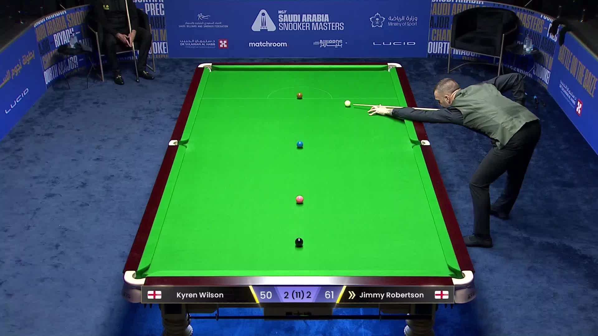 凯伦·威尔逊VS吉米·罗伯逊 2024沙特大师赛 清流