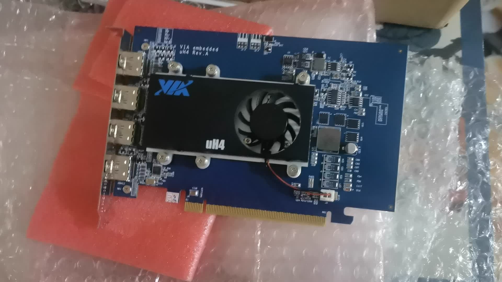 80包邮的VIA S3 540gtx5400e5400ew国产显卡开箱