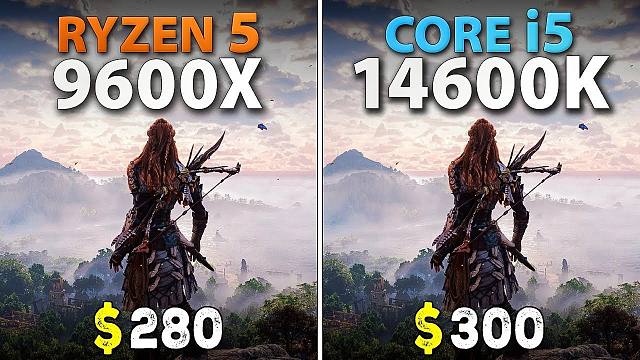 R5 9600X vs i5-14600K | w/ Ryzen Patch + 105W TDP 