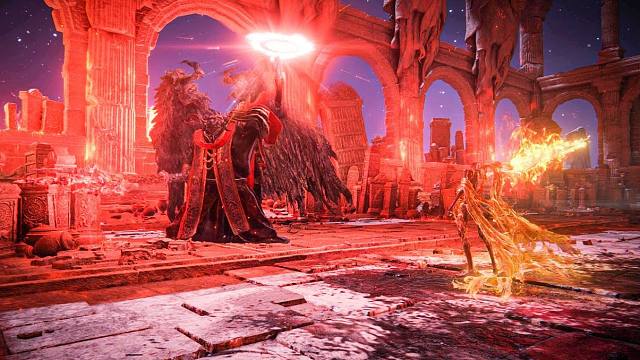 法环：癫火之王米德拉VS血王蒙格