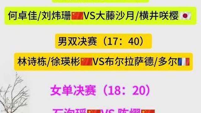 WTT阿拉木图站常规挑战赛女双、男双及女单、男单决赛名单与时间揭晓。祝贺林诗栋/蒯曼荣获混双冠军。陈