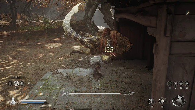 终于给它打倒了！耶