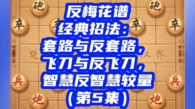 反梅花谱经典招法：套路反套路，飞刀反飞刀，智慧反智慧较量（5）
