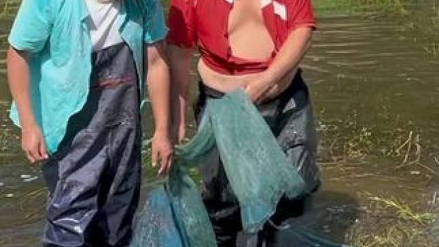 #户外捕鱼 #好多鱼