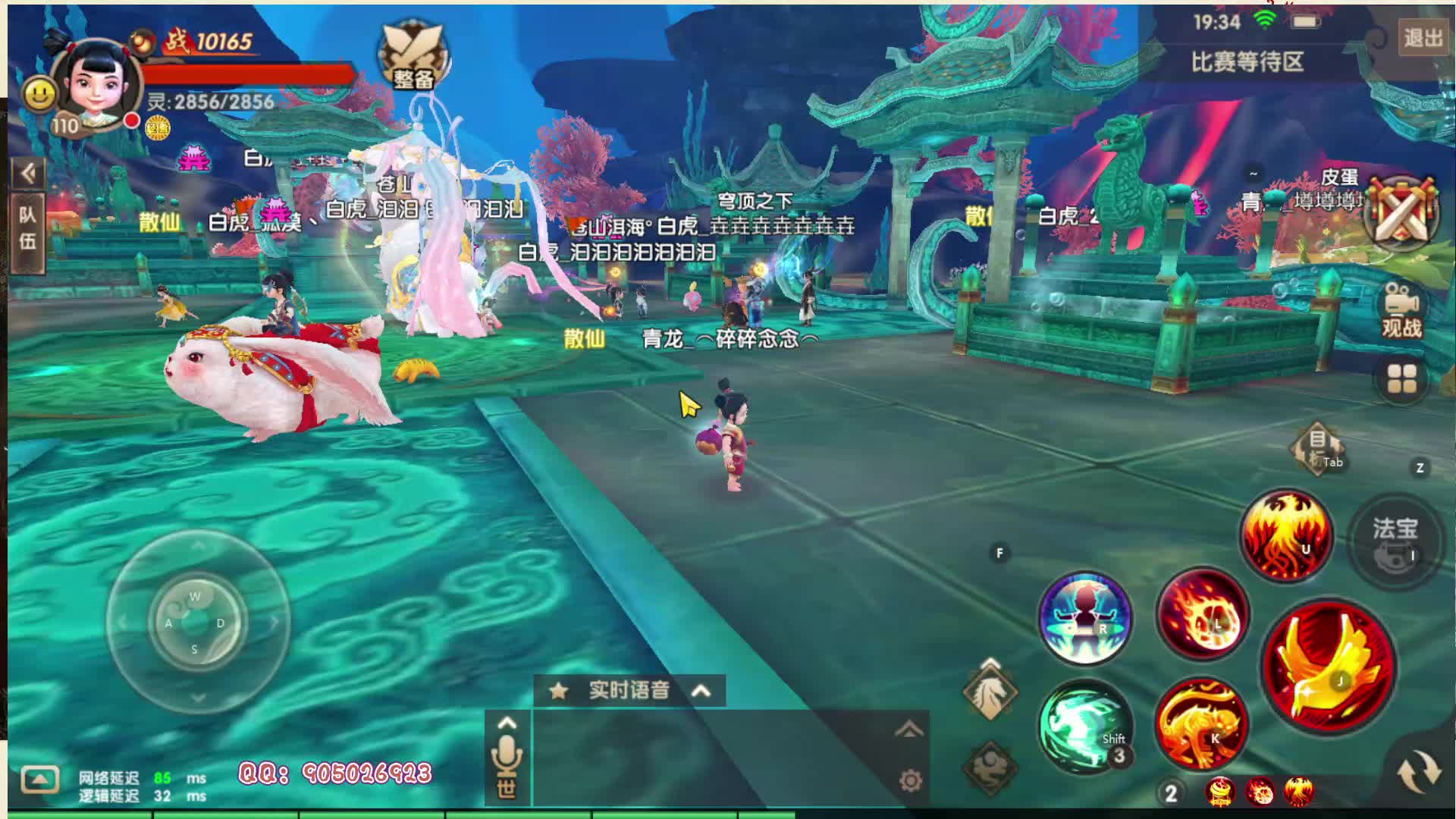 9月11日寻仙手游骑宠争霸赛穹顶之下VS苍山洱海°