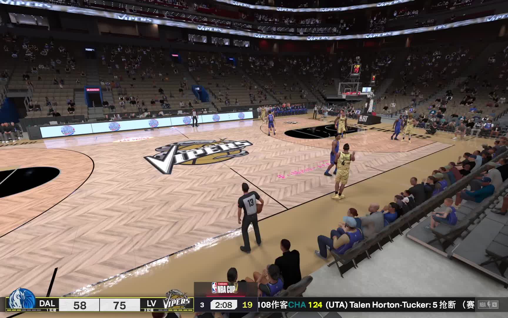 2K25 终极联盟S1赛季-独行侠vs毒蛇 86-104