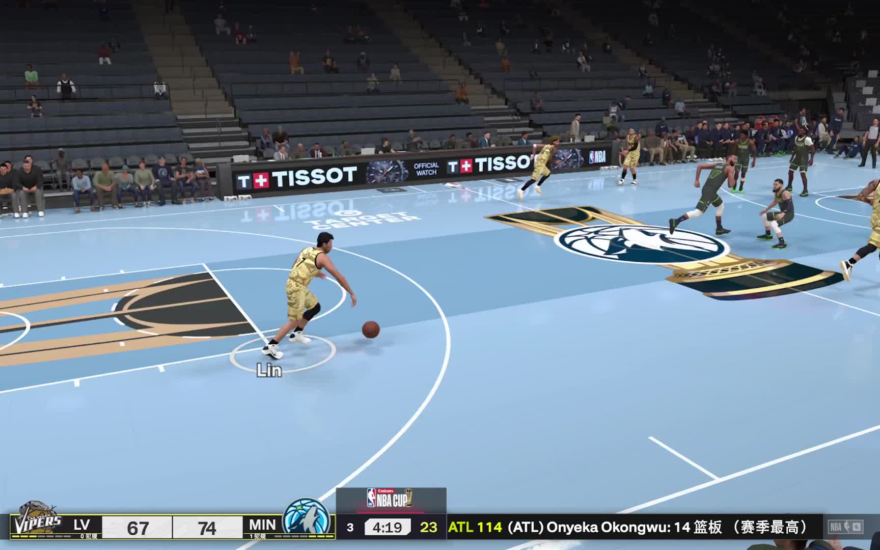 2K25 终极联盟S1赛季-毒蛇vs森林狼 93-105