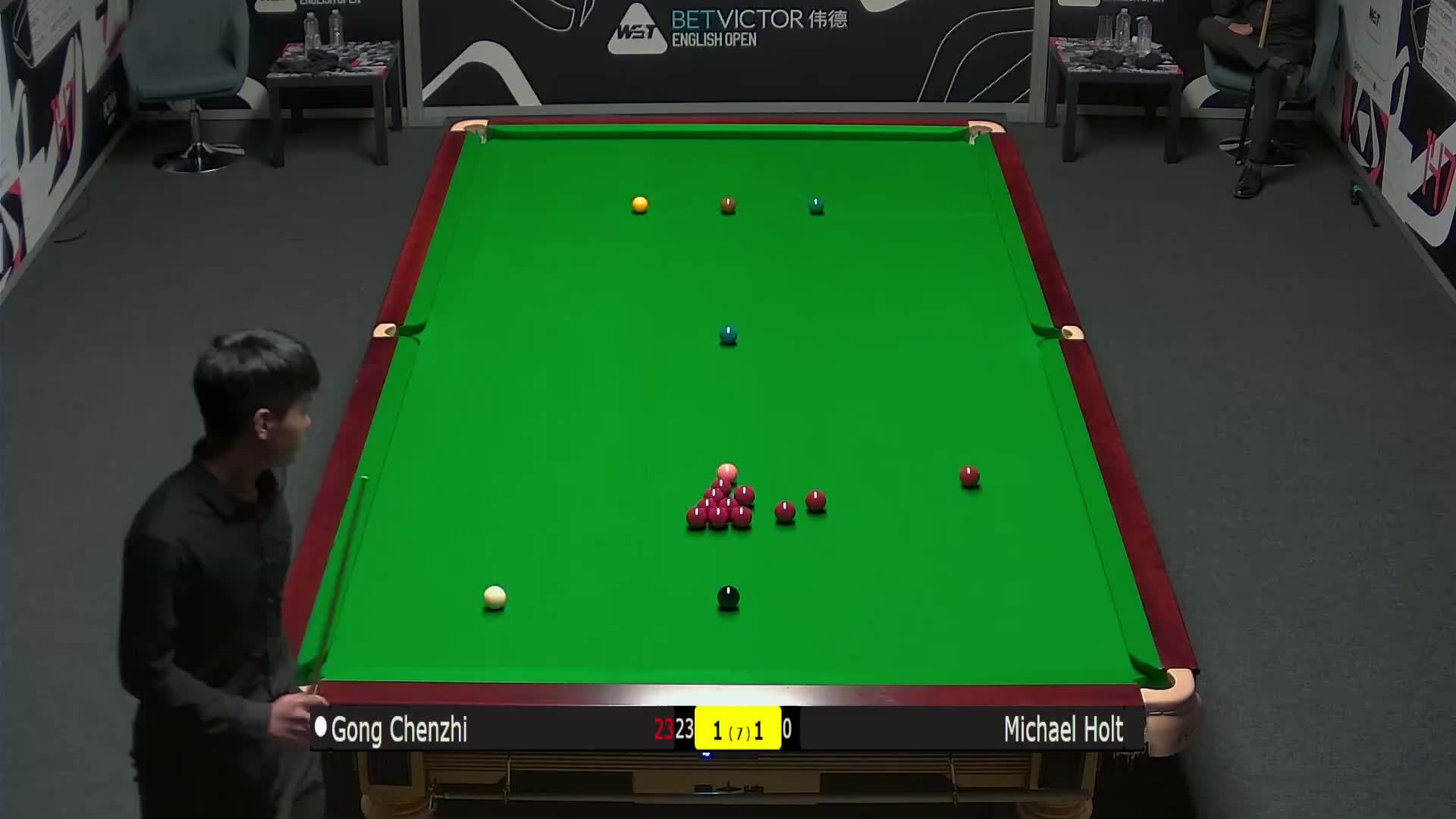 巩晨智VS迈克尔·霍尔特 2024斯诺克英格兰公开赛 清流