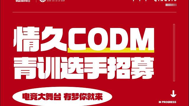 情久CODM分部青训选手招募
