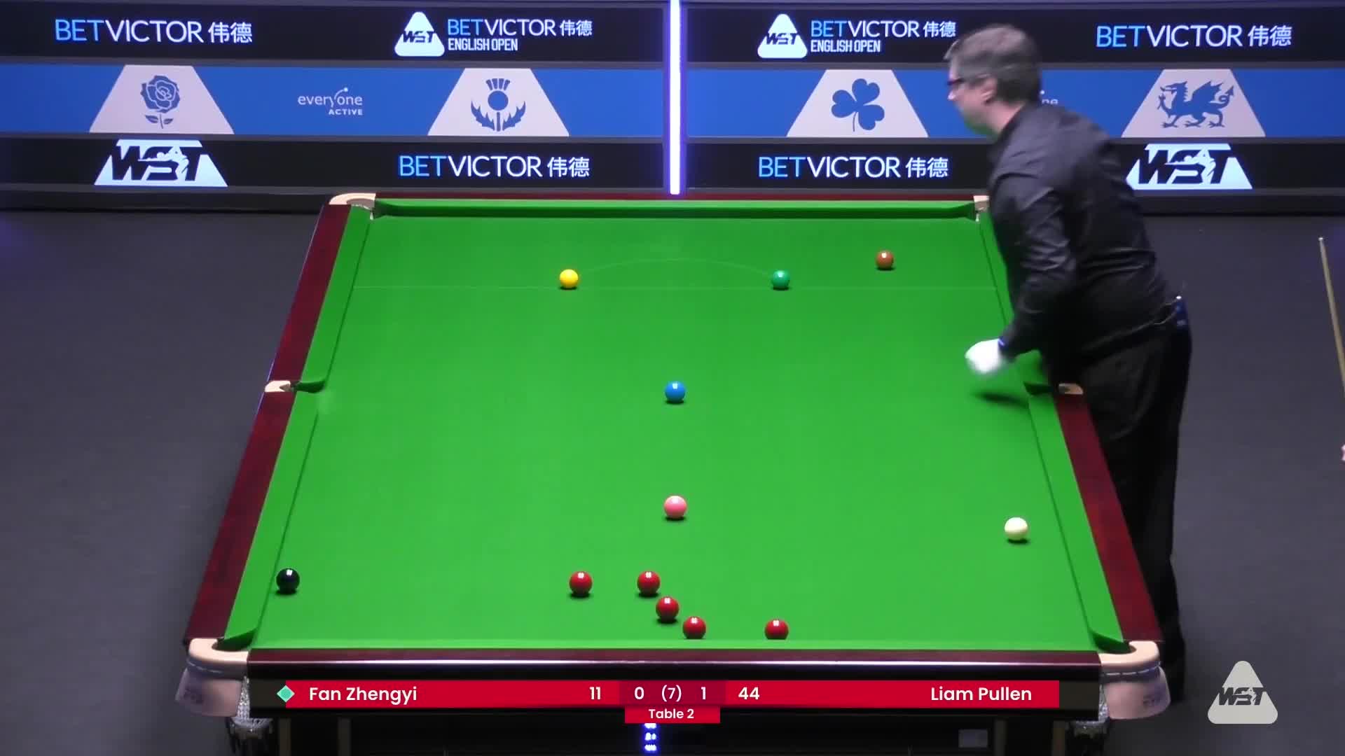 范争一VS利亚姆·普伦 2024斯诺克英格兰公开赛 清流