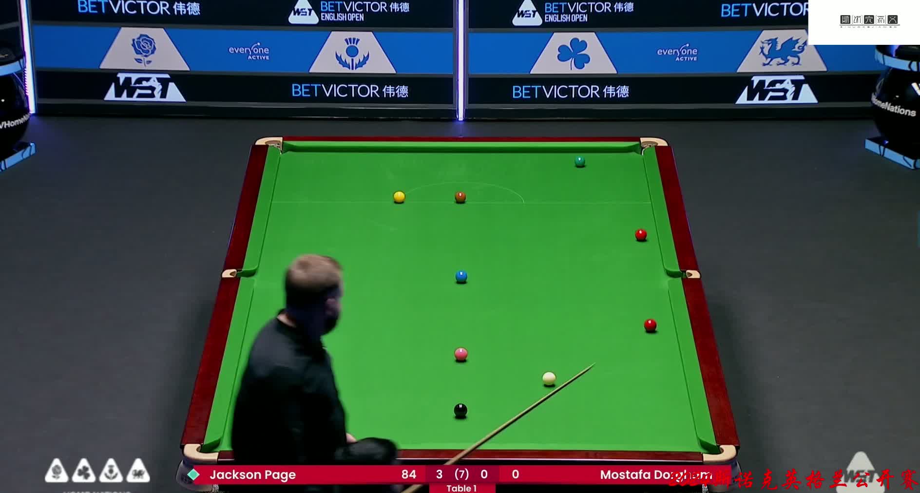 3—0决胜局！佩奇横扫英格兰公开赛，上手就是清台强行剃头对手