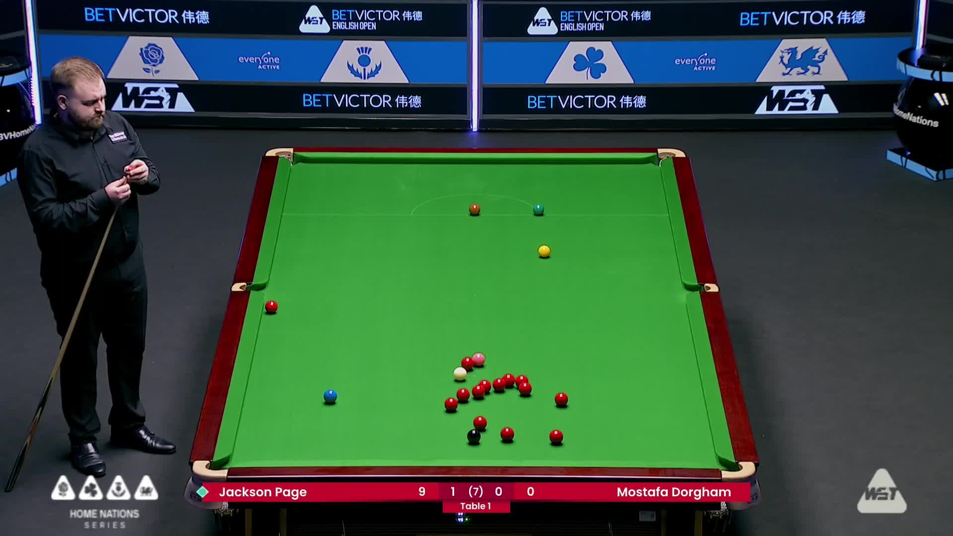 杰克逊·佩吉VS穆斯塔法·多汉姆 2024斯诺克英格兰公开赛 清流