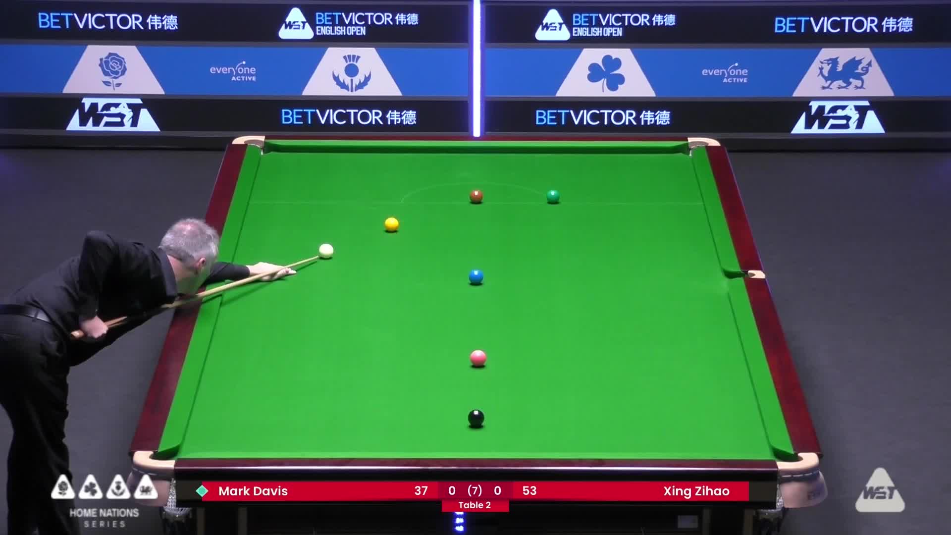 马克·戴维斯VS邢子豪 2024斯诺克英格兰公开赛 清流