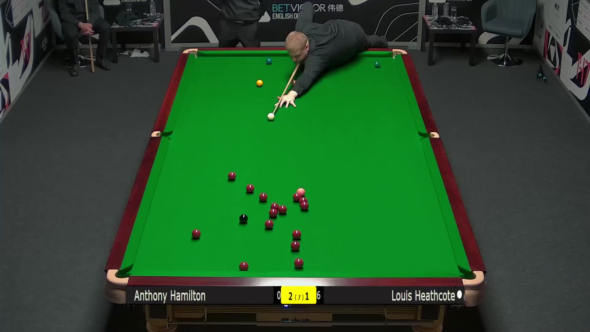 安东尼·汉密尔顿VS路易斯·西斯考特 2024斯诺克英格兰公开赛 清流