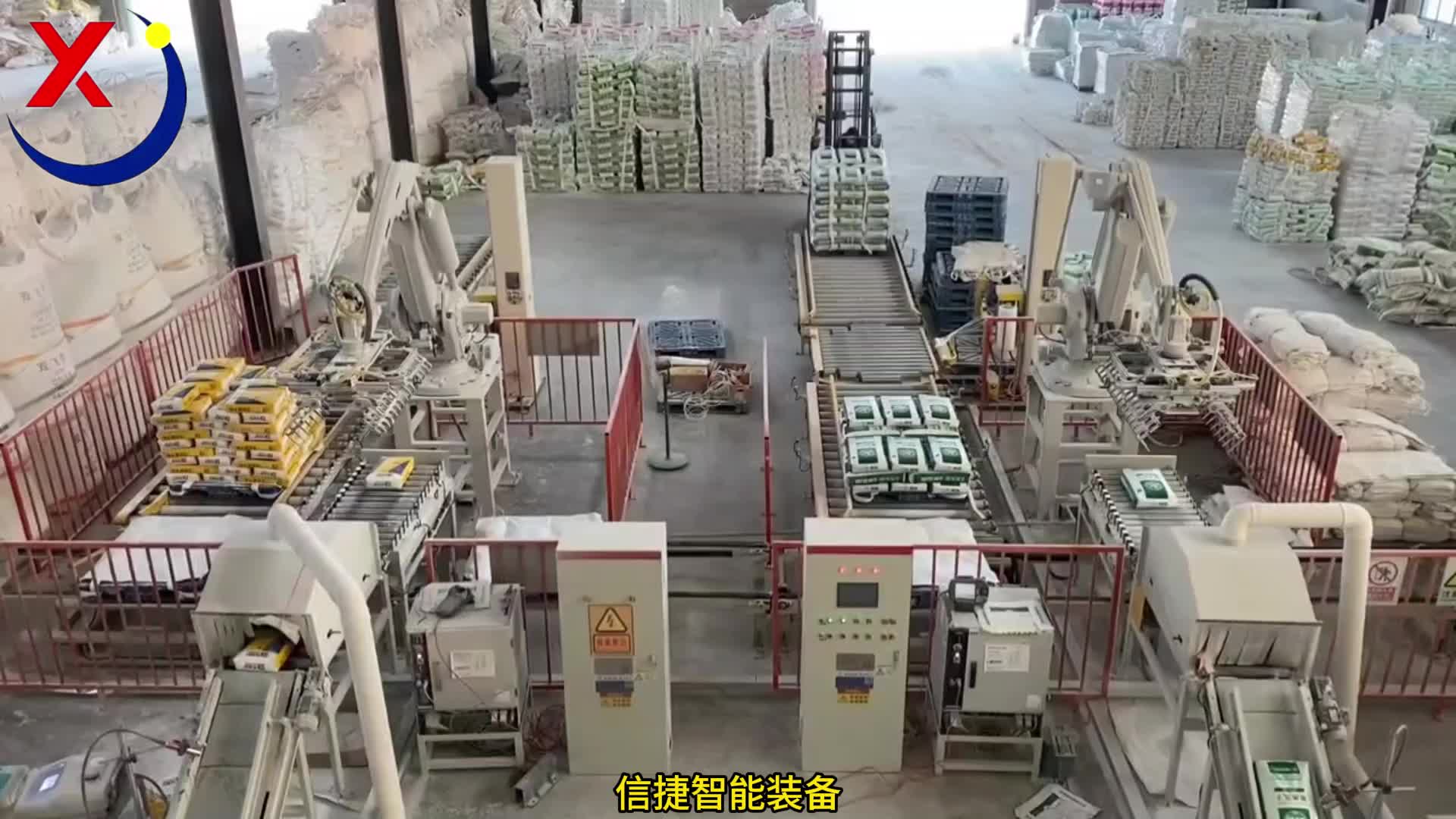 不分昼夜不眠不休，节假日依然在岗，建材码垛机器人双工位双线作业