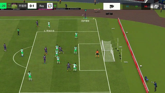 绝境绝平角球头球战术 前点支点作用=头球回做45°搓射战术 第1次制造混乱=第2次战术成功