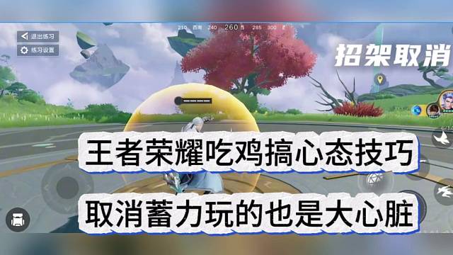 王者荣耀星之破晓吃鸡搞心态，蓄力大招