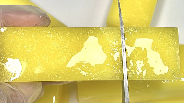 沉浸式剪一块蜂蜜柚子纳米条