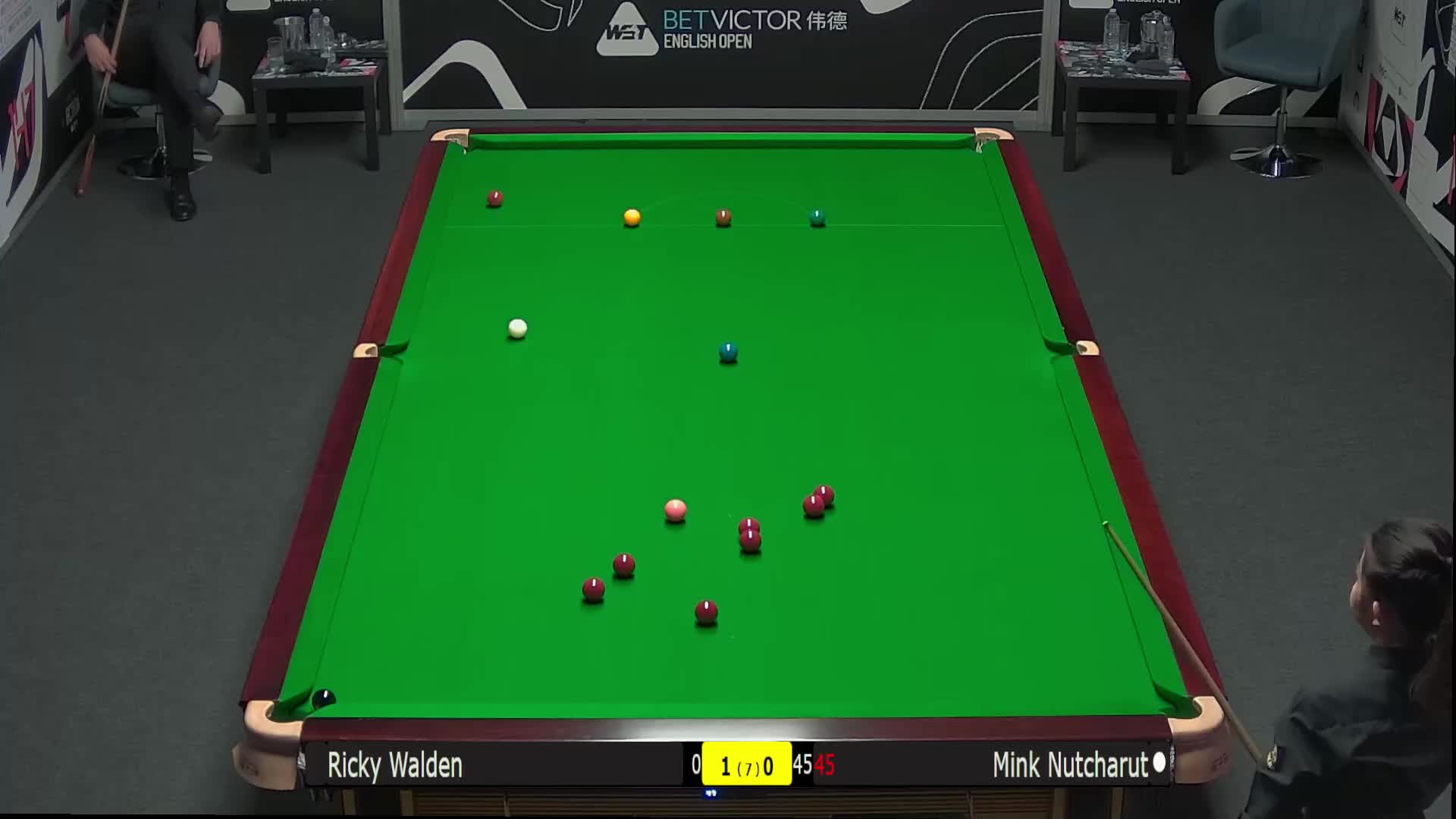 里奇·沃顿VS名克·努查鲁特 2024斯诺克英格兰公开赛 清流