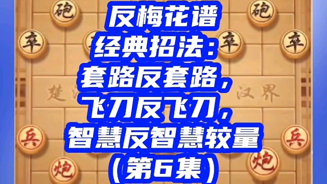 反梅花谱经典招法：套路反套路飞刀反飞刀，智慧反智慧较量（6）