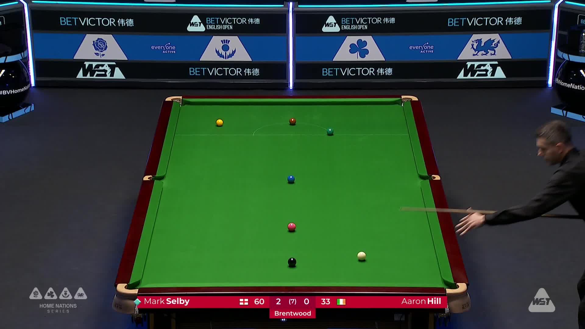 马克·塞尔比VS亚伦·希尔 2024斯诺克英格兰公开赛 清流