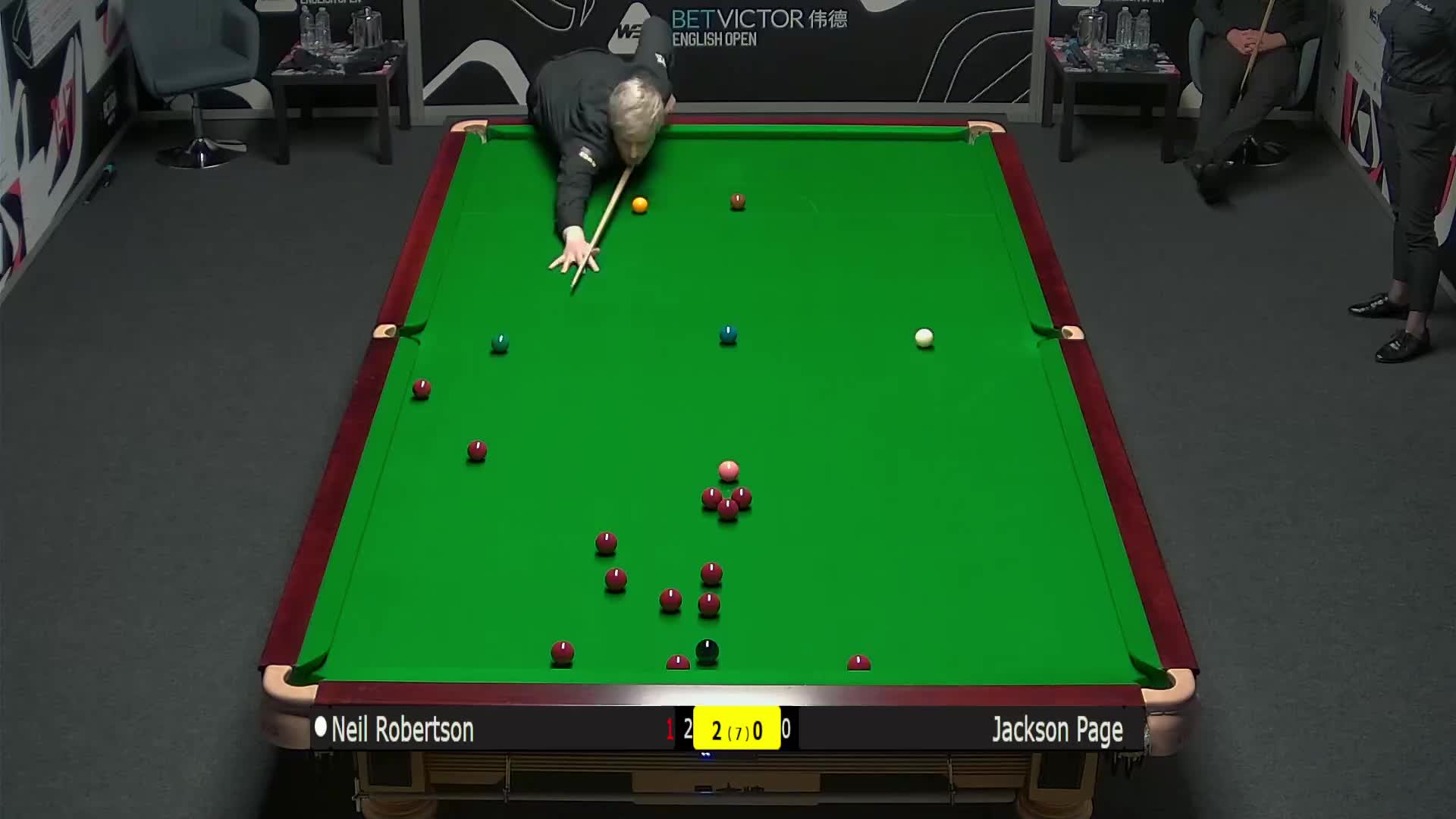 尼尔·罗伯逊  VS  杰克逊·佩吉 2024斯诺克英格兰公开赛  清流