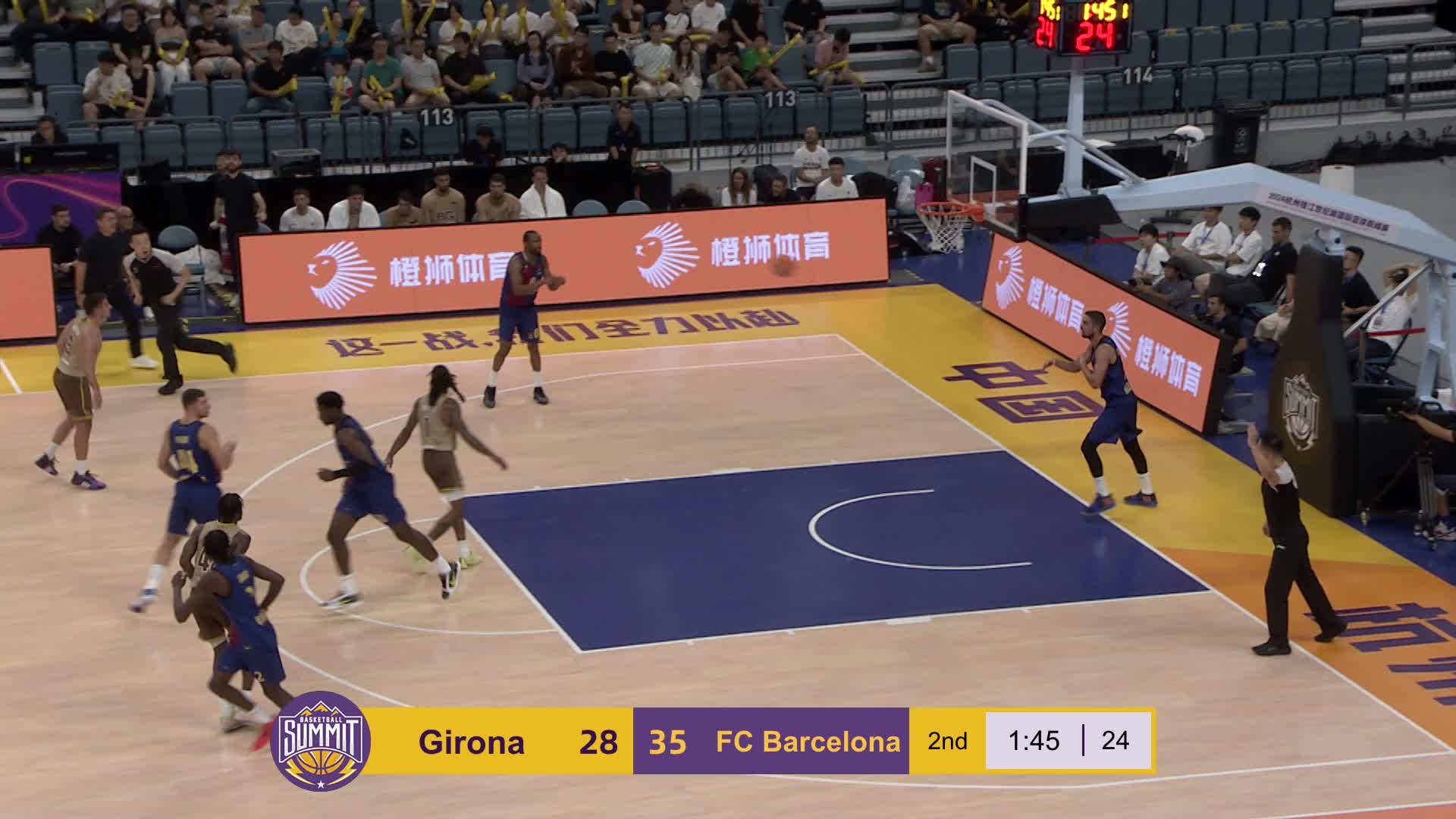 9.2 2024杭州钱江世纪城国际篮球巅峰赛决赛