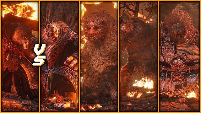 黑神话悟空：寅虎VS虎伥、虎先锋、疯虎、青狮