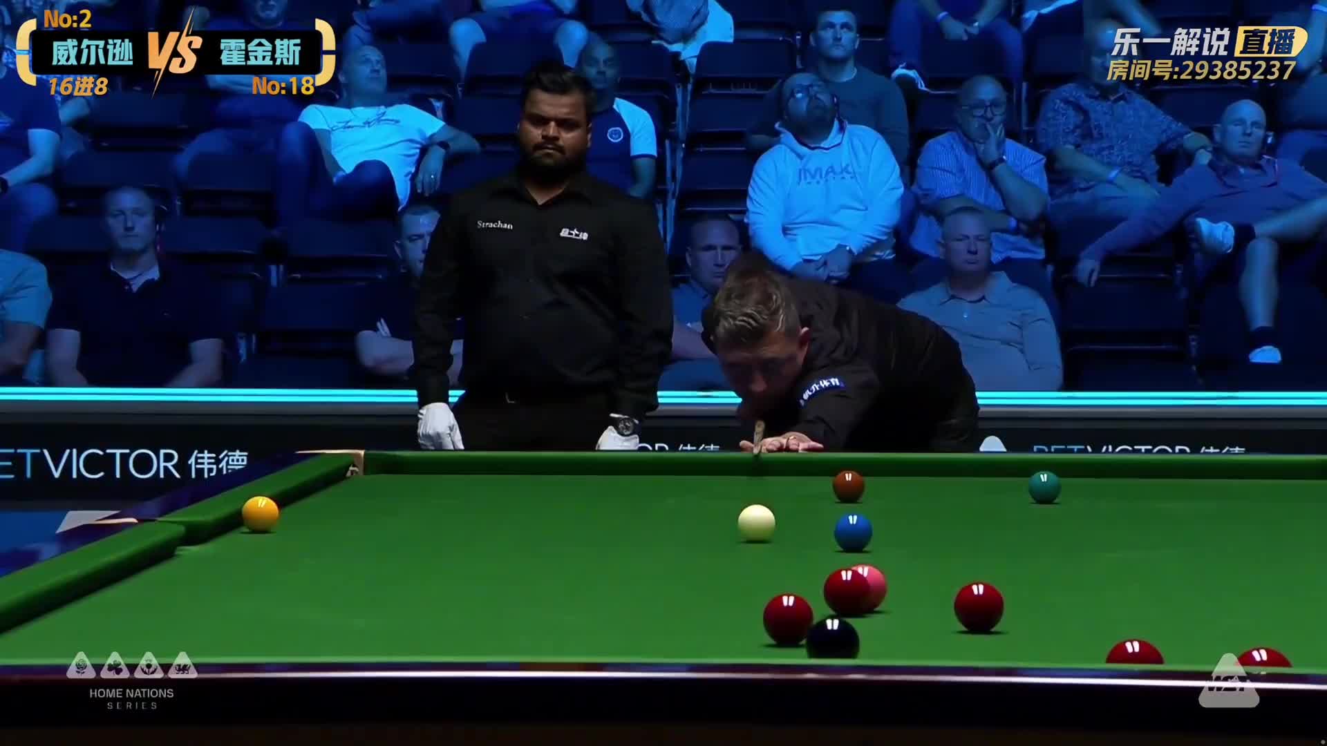 巴里·霍金斯  VS 凯伦·威尔逊  2024斯诺克英格兰公开赛  乐一解说